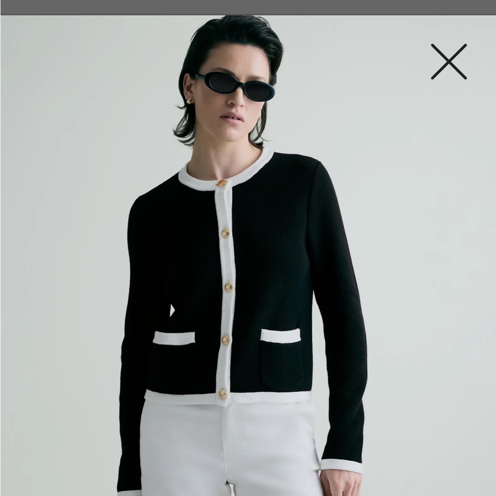 NWT Quince 	
100% Organic Cotton Sweater Jacket
